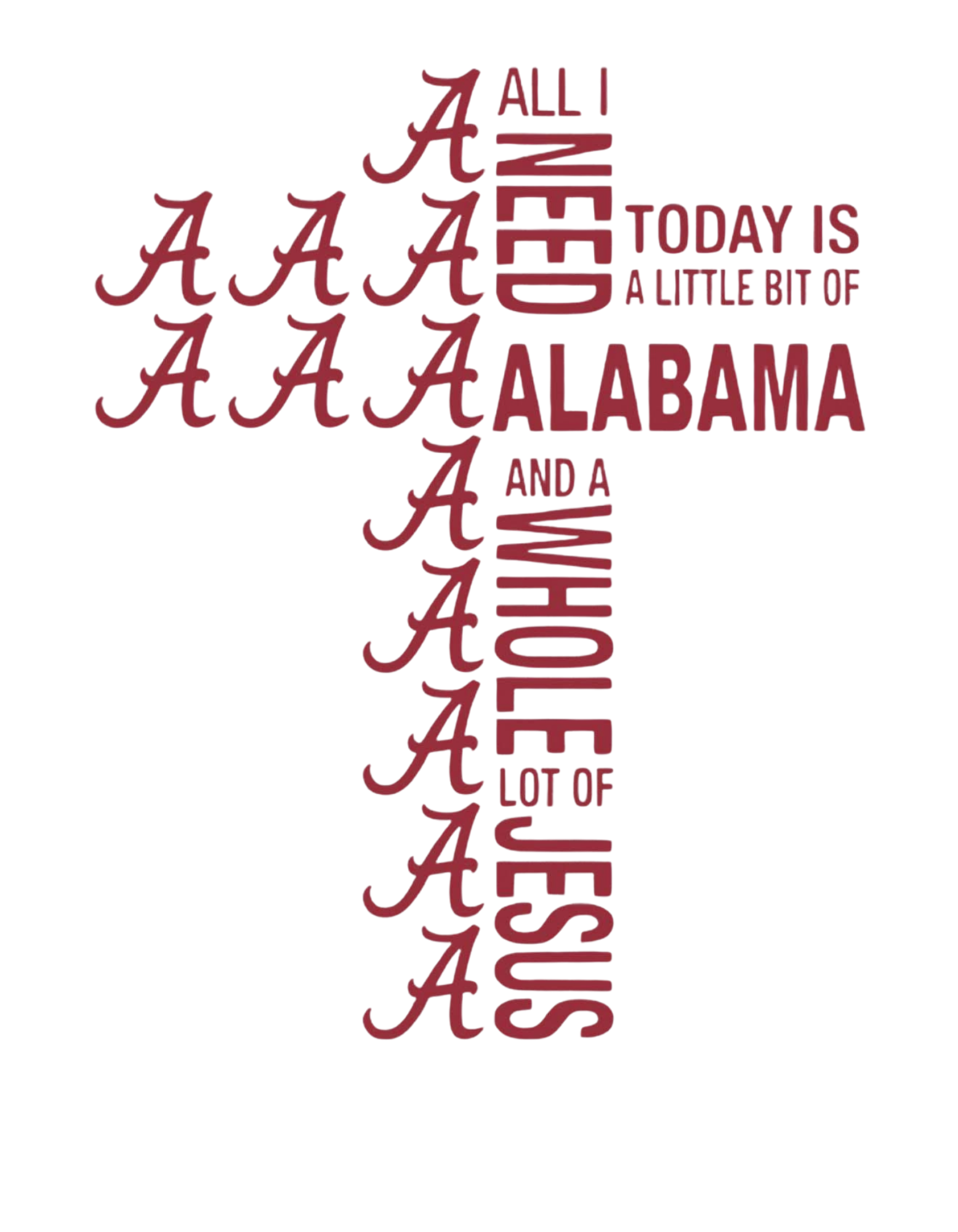 Alabama and Jesus
